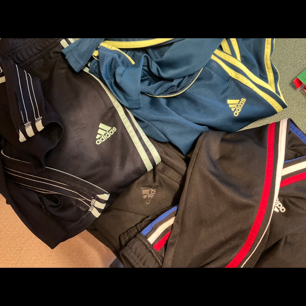 4 pair Adidas XS Athletic Pants, GUC